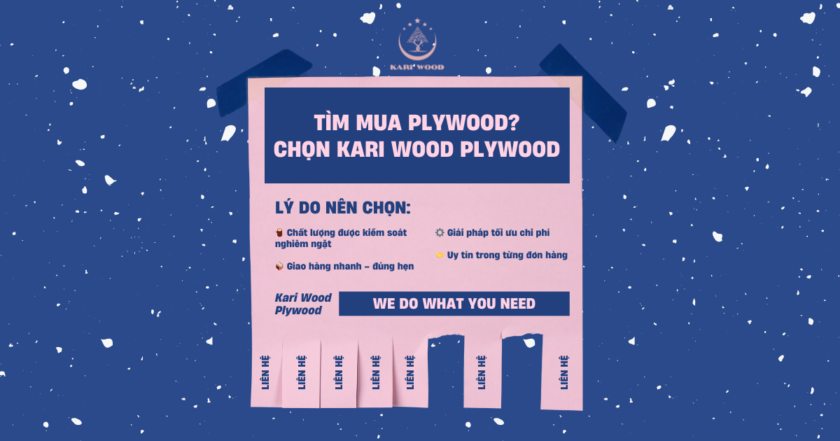 Tìm mua Plywood, chọn Kari Wood Plywood