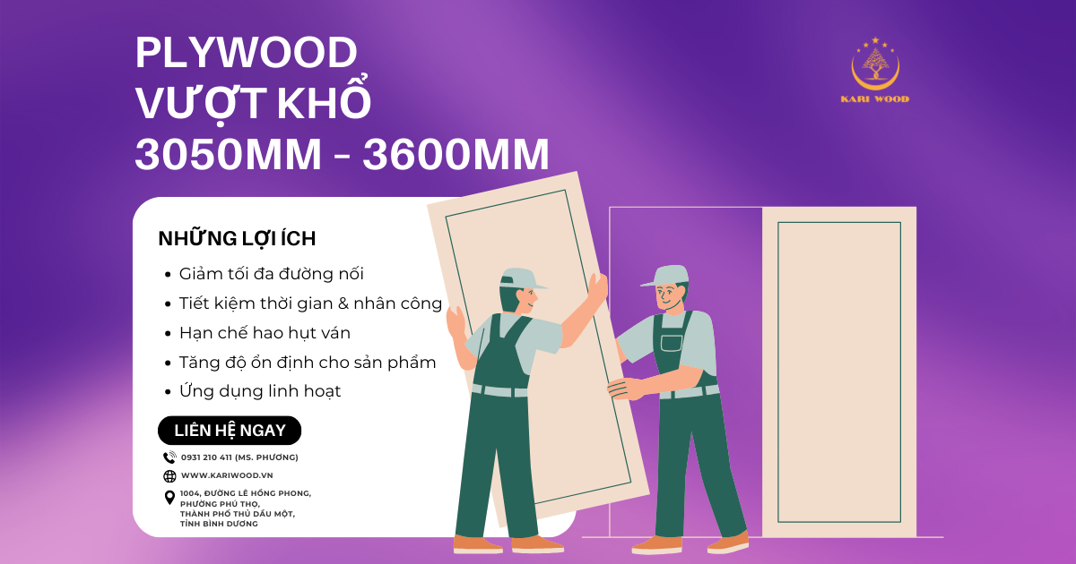 Plywood vượt khổ