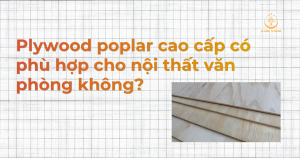 Plywood poplar cao cấp có phù hợp cho nội thất văn phòng không?