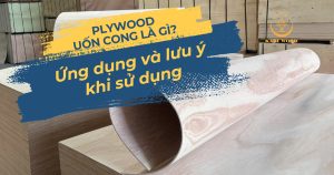 Plywood uốn cong là gì? Ứng dụng và lưu ý khi sử dụng