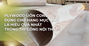 Plywood uốn cong dùng cho hạng mục nào là hiệu quả nhất trong thi công nội thất?