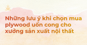Những lưu ý khi chọn mua plywood uốn cong cho xưởng sản xuất nội thất